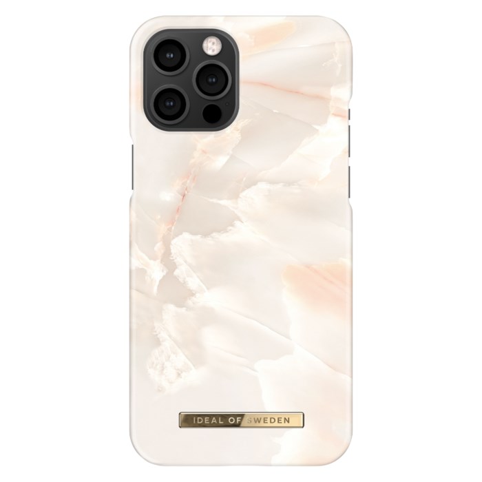 IDEAL OF SWEDEN Mobilskal för iPhone 12 Pro Max Rose Pearl Marble