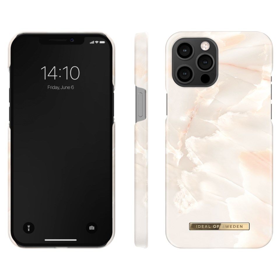 IDEAL OF SWEDEN Mobildeksel for iPhone 12 Pro Max Rose Pearl Marble