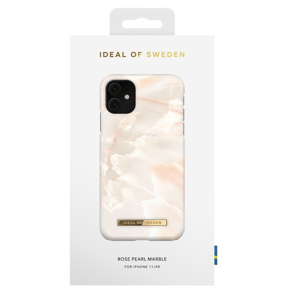 IDEAL OF SWEDEN Mobildeksel for iPhone 11 og XR Rose Pearl Marble