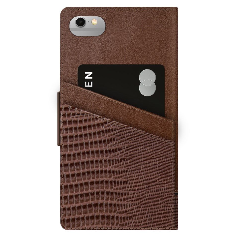 IDEAL OF SWEDEN Wild Cedar Magnetisk mobilplånbok för iPhone 8/7/6/SE