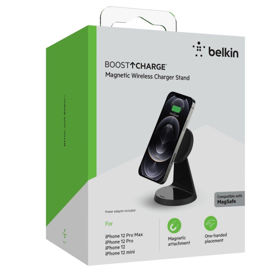 Belkin Boost Charge Magnetisk Qi-laddare Svart