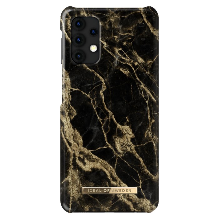 IDEAL OF SWEDEN Mobilskal för Galaxy A32 5G Golden Smoke Marble