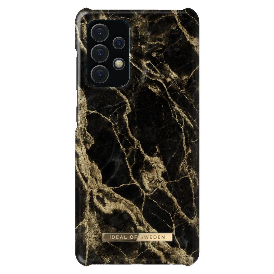 IDEAL OF SWEDEN Mobildeksel for Galaxy A52 Golden Smoke Marble