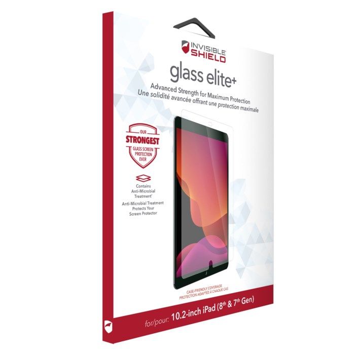 Invisible Shield Glass Elite + Skärmskydd för iPad 102