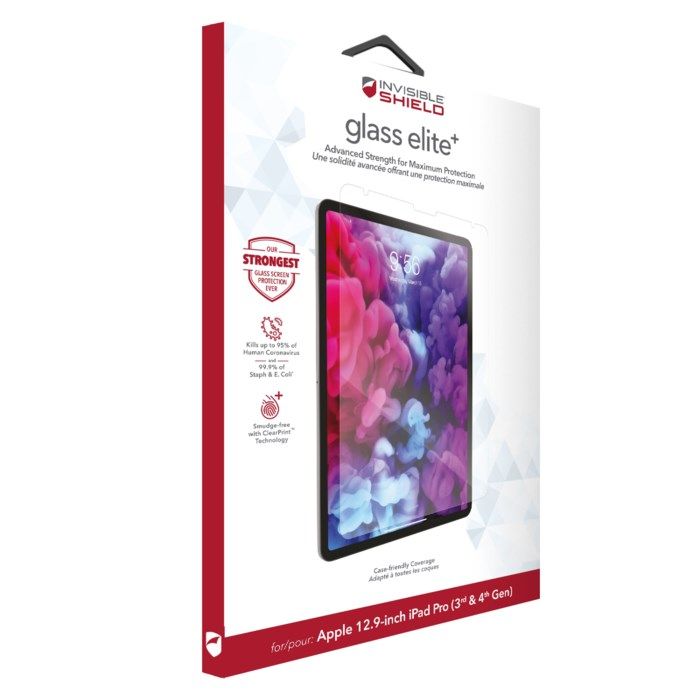 Invisible Shield Glass Elite + Skärmskydd för iPad Pro 129