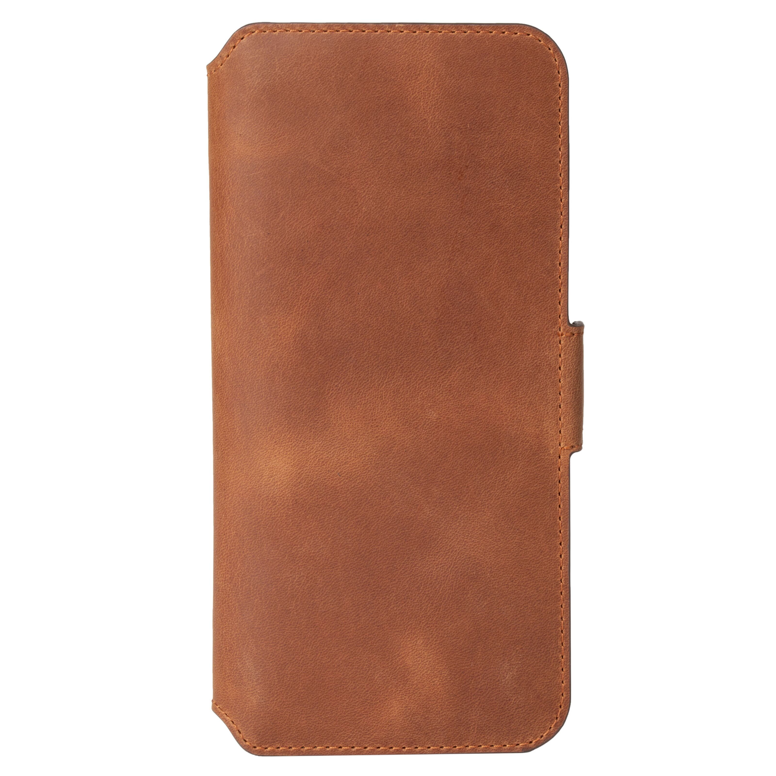Krusell Sunne Mobilplånbok för Galaxy S21 Ultra Cognac