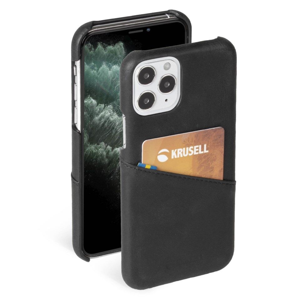 Krusell Lommebokdeksel for iPhone 12 Pro Max Svart