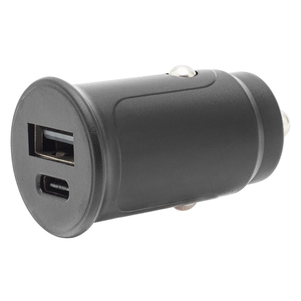 Linocell USB-billader med USB-C- og A-port