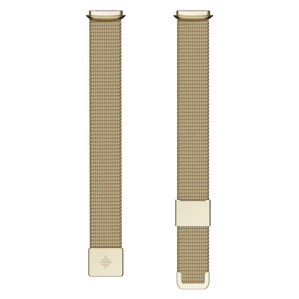 Fitbit Luxe Armbånd i rustfritt stål - Gull