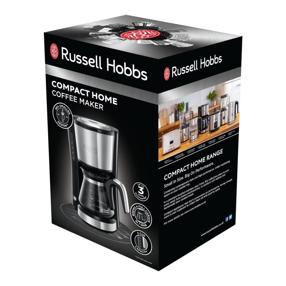 Russell Hobbs Kaffebryggare Compact Home