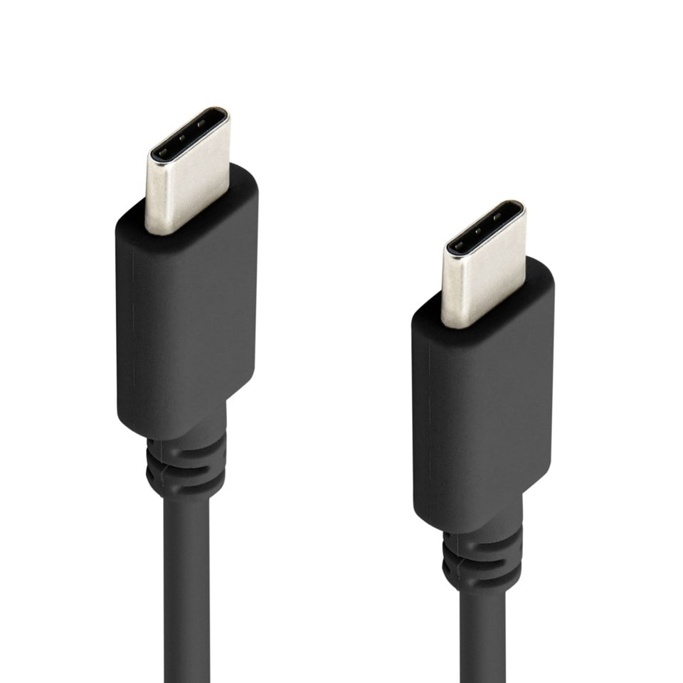 Linocell USB-C-kabel 2.0 Svart 0,2 m