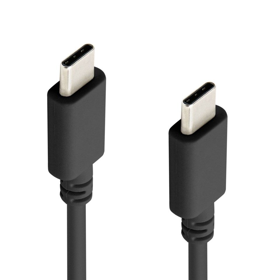 Linocell USB-C-kabel 2.0 Svart 1 m