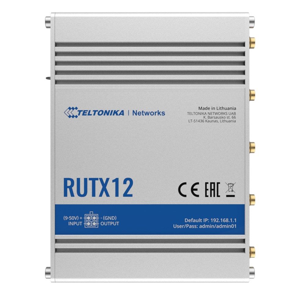 Teltonika RUTX12 Profesjonell 4G-ruter