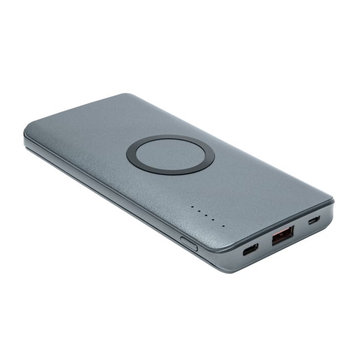 Linocell Powerbank 10000 mAh med Qi-laddning