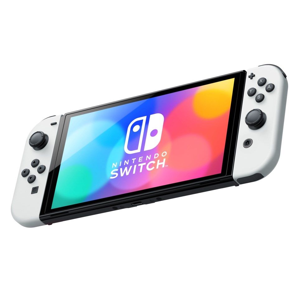 Nintendo Switch (OLED) Spillkonsol 7" Hvit