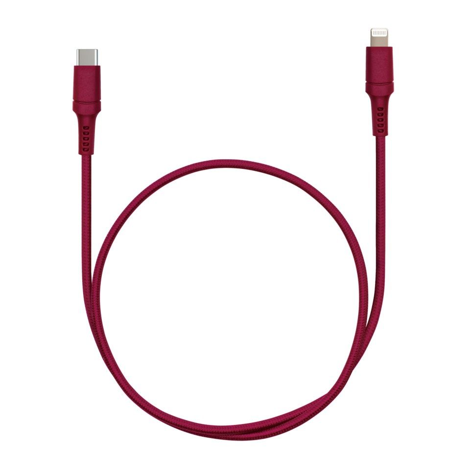 Nomadelic USB-C til Lightning 0,5 m Rød