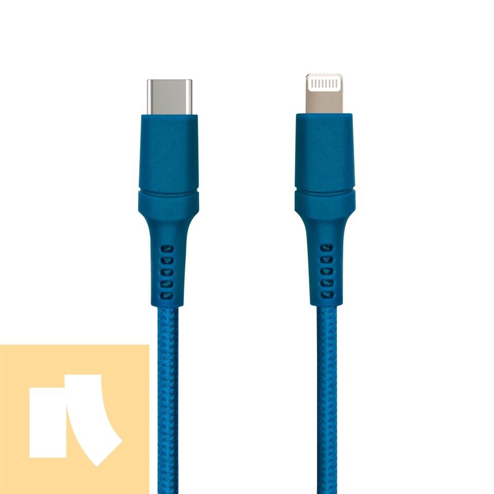 Nomadelic USB-C til Lightning 0,5 m Blå