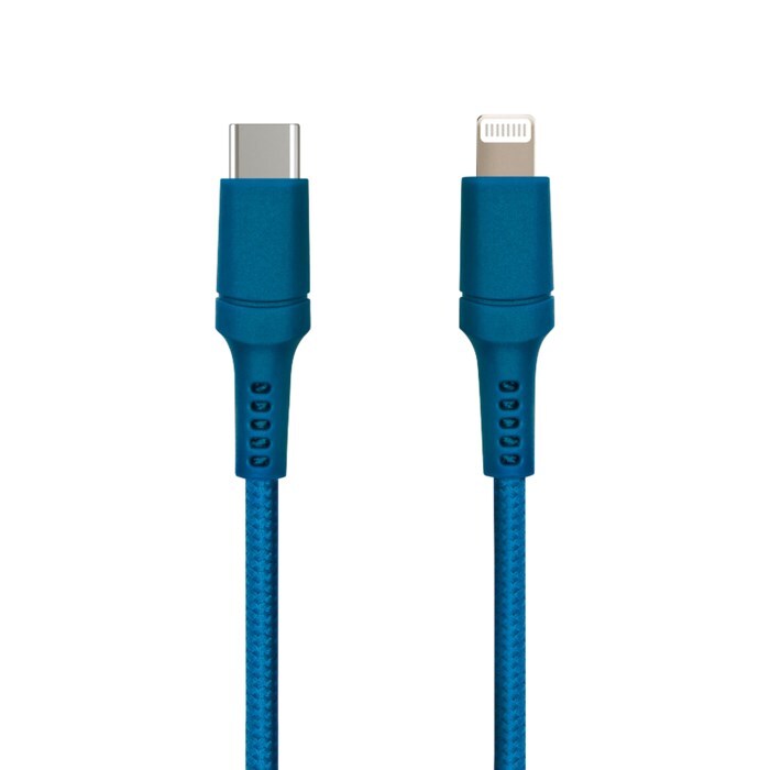 USB-C till Lightning 0.5 m Blå