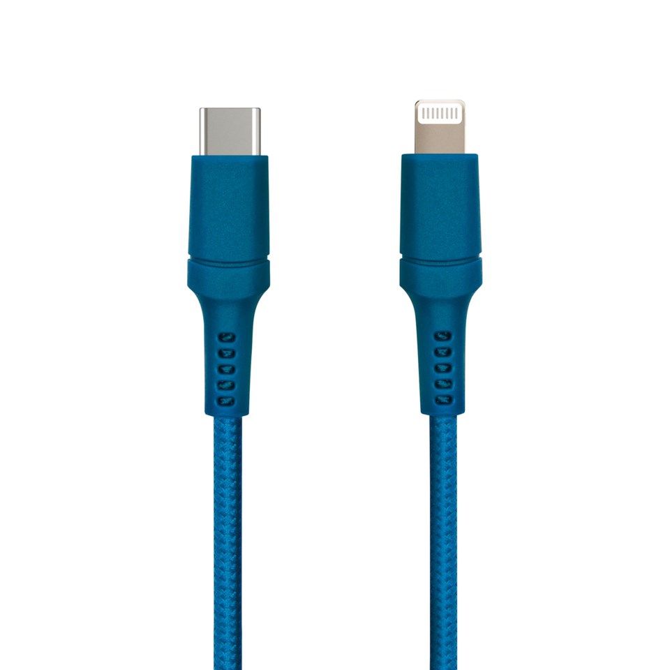 Nomadelic USB-C til Lightning 0,5 m Blå