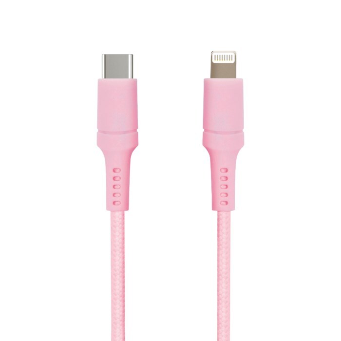 USB-C till Lightning 0.5 m Rosa