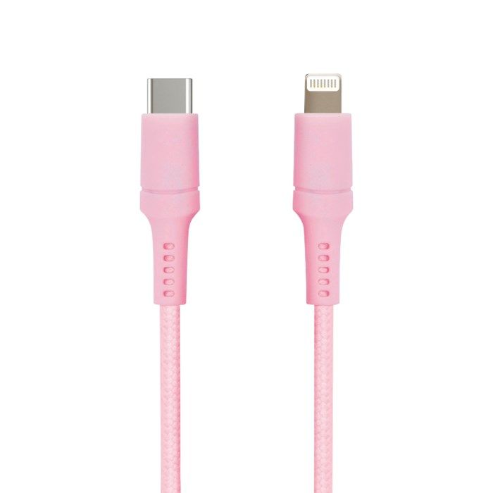 Nomadelic USB-C till Lightning 0.5 m Rosa