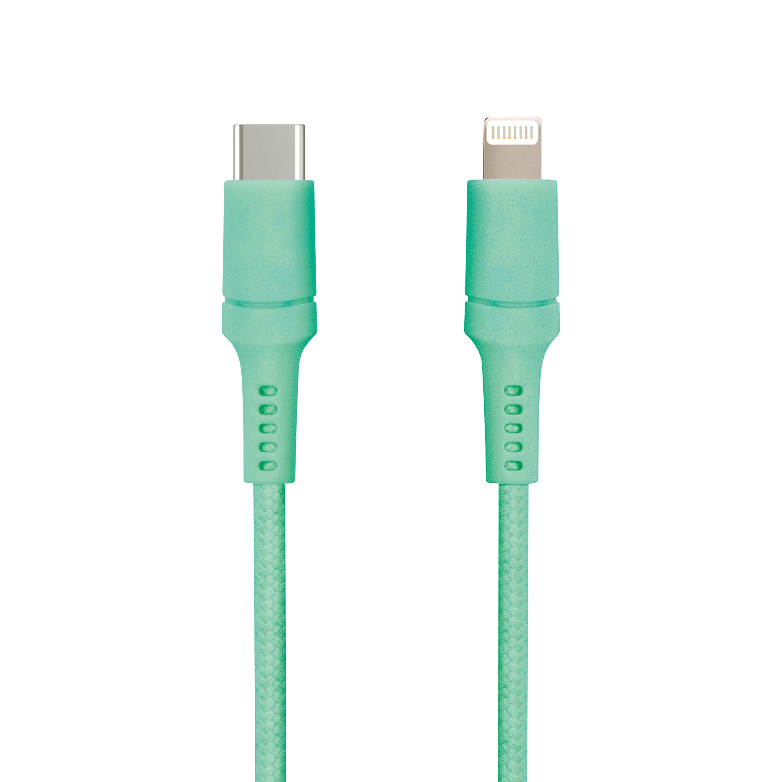 USB-C till Lightning 0.5 m Teal