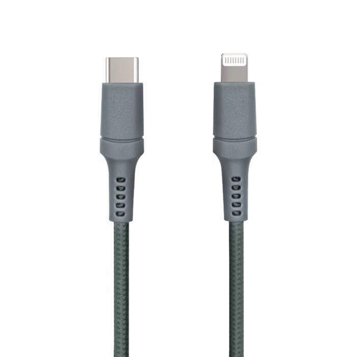 USB-C till Lightning 1.5 m Gröngrå