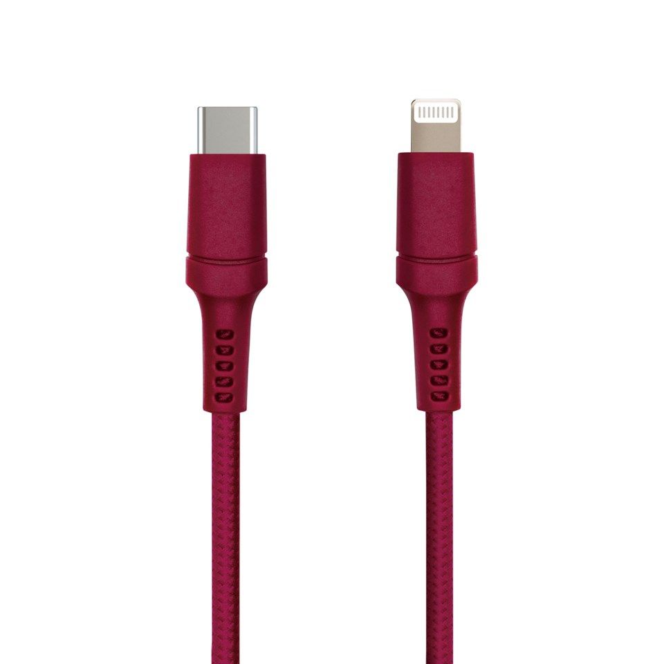 Nomadelic USB-C til Lightning 1.5 m Rød