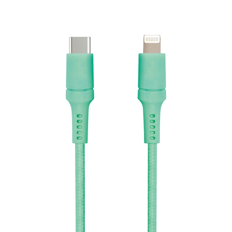 USB-C til Lightning 1.5 m Teal