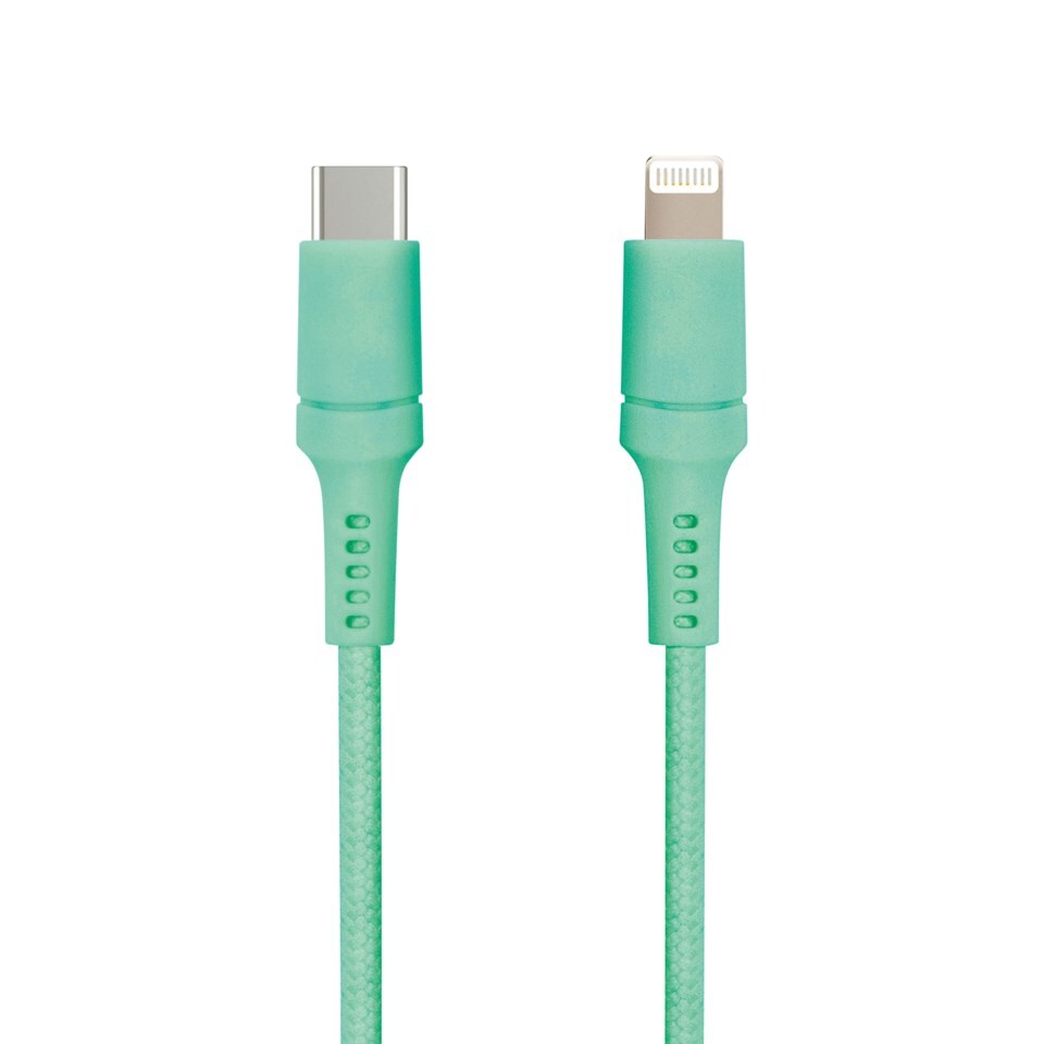 Nomadelic USB-C til Lightning 1.5 m Teal