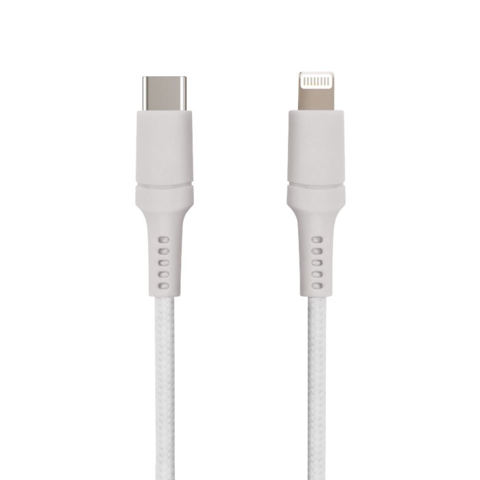 Nomadelic USB-C till Lightning 2.5 m Grå
