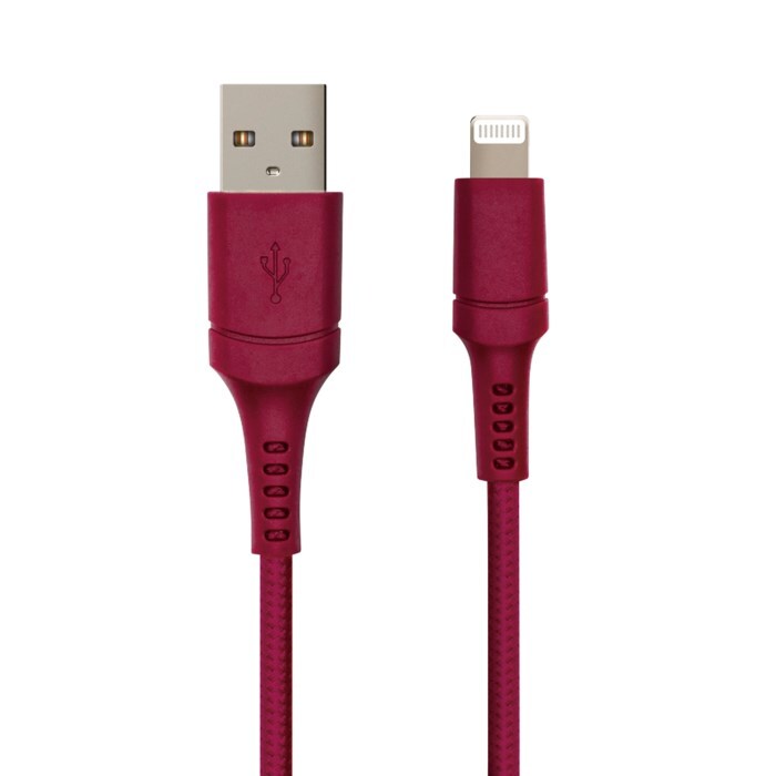 Nomadelic USB-A till Lightning 0.5 m Röd