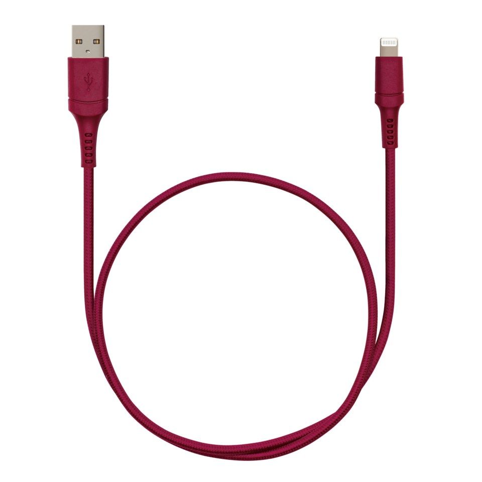 Nomadelic USB-A till Lightning 0.5 m Röd
