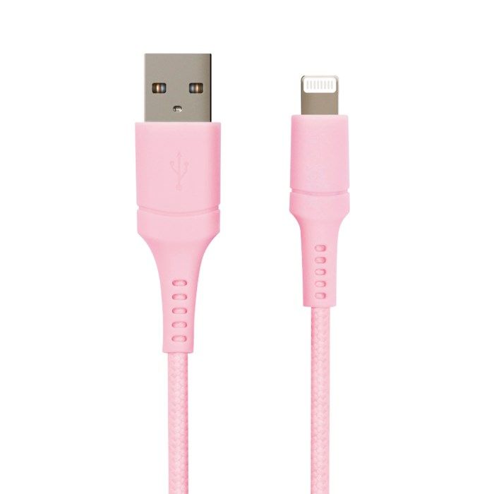 Nomadelic USB-A till Lightning 0.5 m Rosa