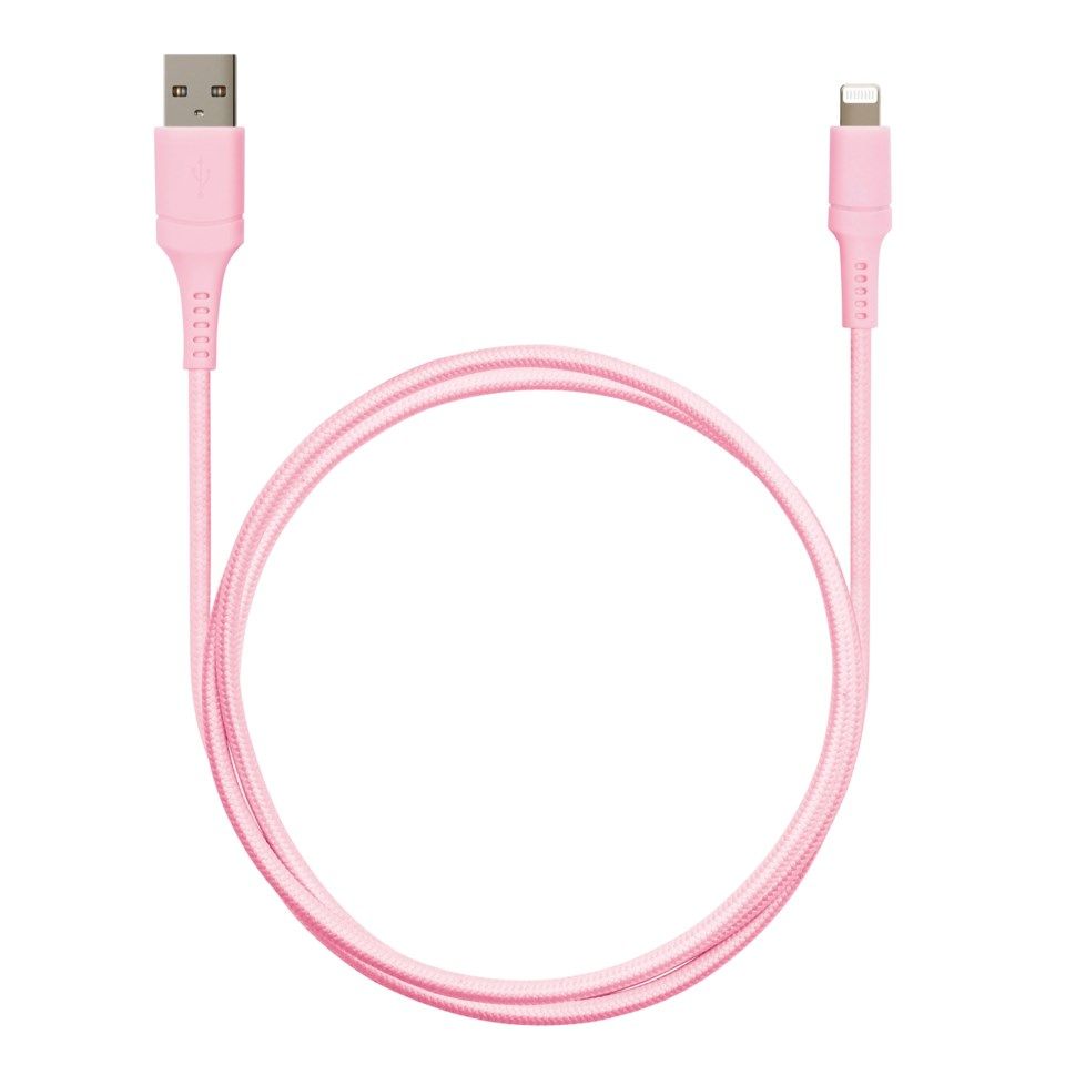 Nomadelic USB-A til Lightning 1.5 m Rosa