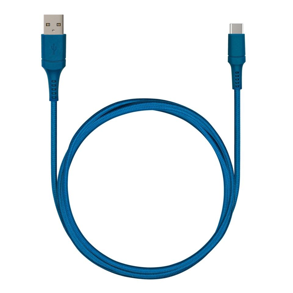 Nomadelic USB-A till USB-C 2.5 m Blå