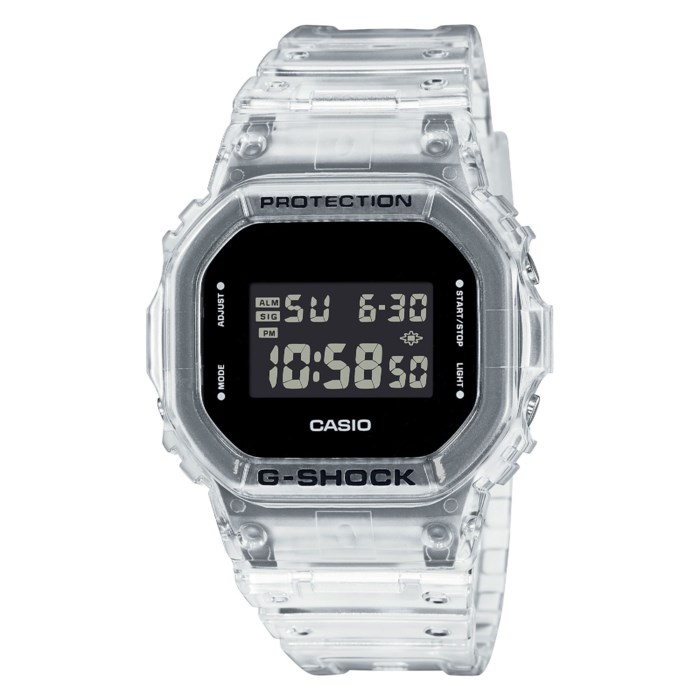 Casio G-SHOCK - DW-5600SKE Transparent Armbandsur