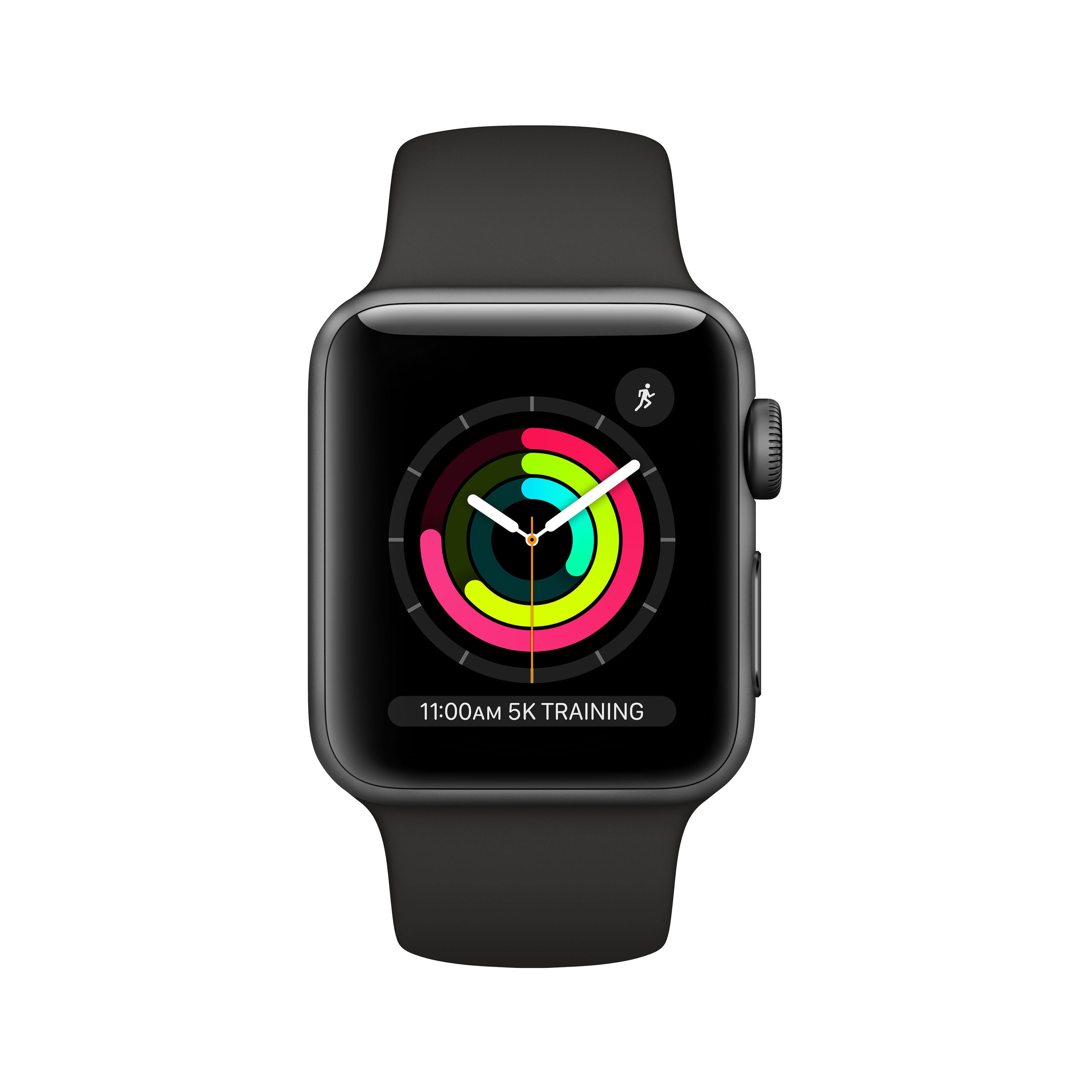 Apple Watch Series 3 (GPS) 38 mm Space grey/Svart - Apple Watch Series 3 |  Kjell.com
