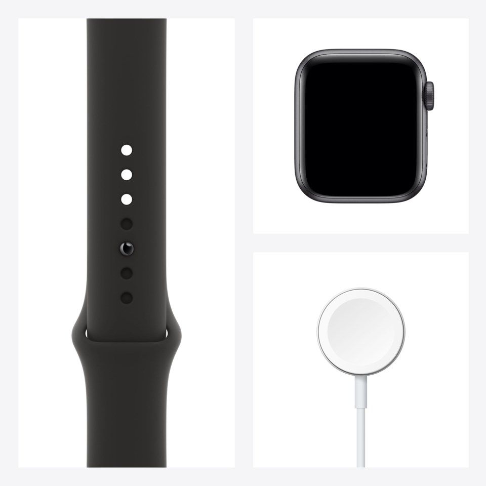 Apple Watch SE (GPS) 40 mm Space Grey/Svart
