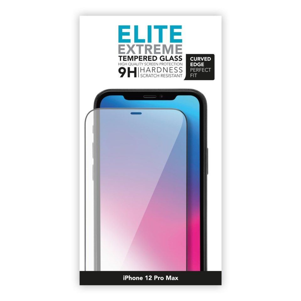 Linocell Elite Extreme Curved Skjermbeskytter for iPhone 12 Pro Max