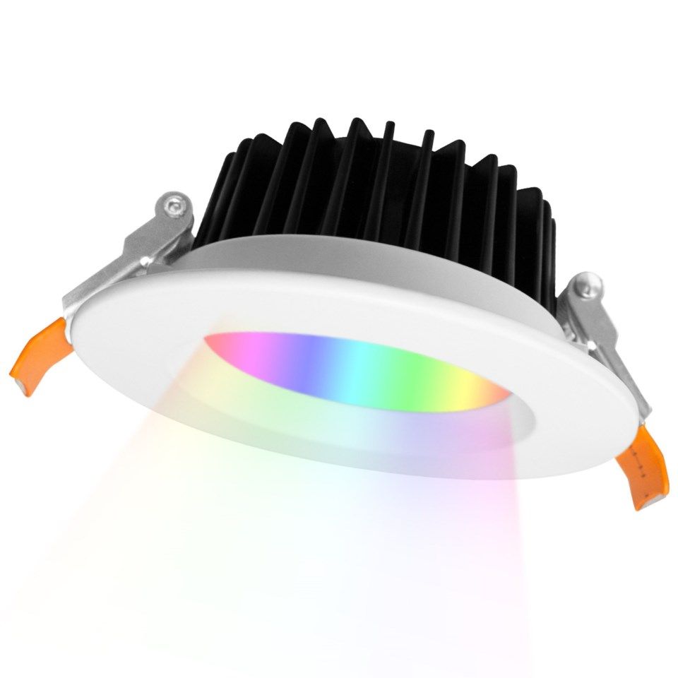 Gledopto Downlight RGB+CCT med Zigbee 9 W