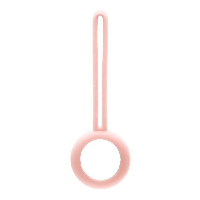 Linocell AirTag-hållare med rem Rosa