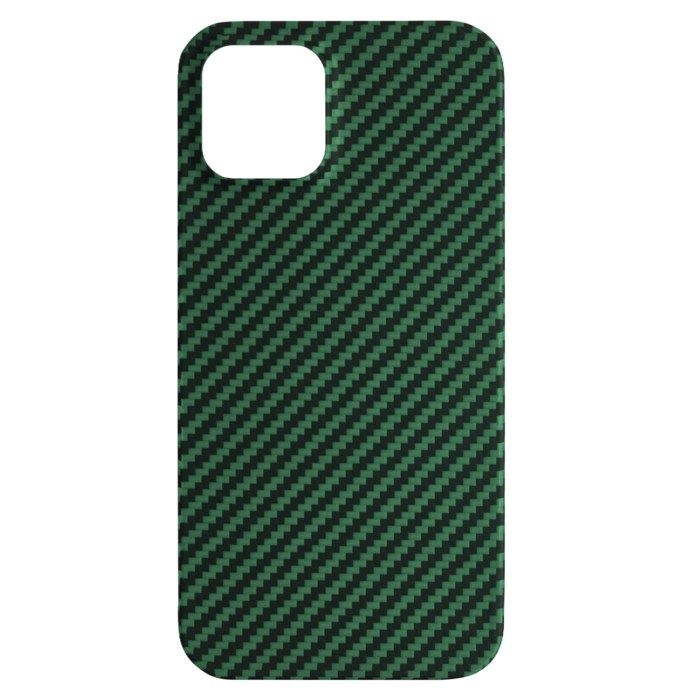 Linocell Premium Kevlar Tåligt skal för iPhone 12 & 12 Pro Grön