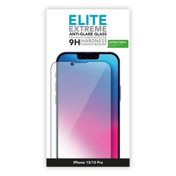 Linocell Elite Extreme Anti-Glare Skärmskydd för iPhone 13 13 Pro och 14