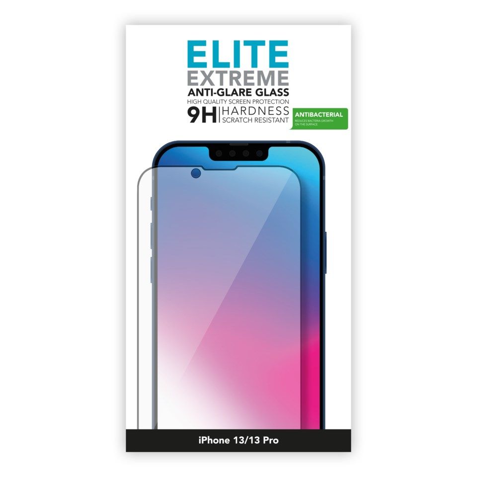 Linocell Elite Extreme Anti-Glare Skärmskydd för iPhone 13, 13 Pro och 14