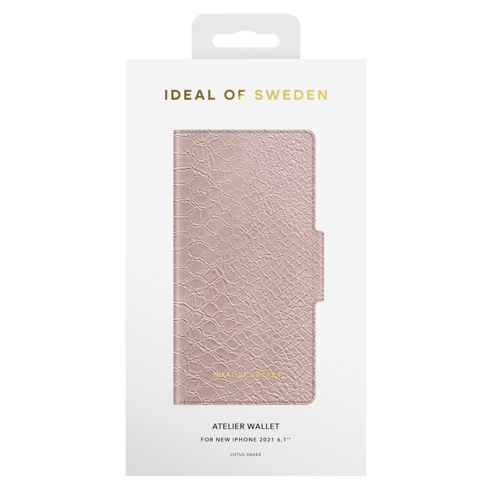IDEAL OF SWEDEN Atelier Lotus Snake Magnetisk mobilplånbok för iPhone 13
