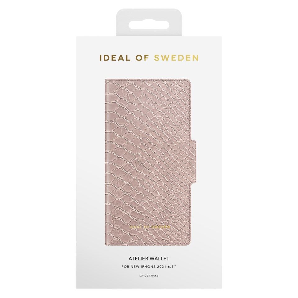 IDEAL OF SWEDEN Atelier Lotus Snake Magnetisk mobilplånbok för iPhone 13 Pro