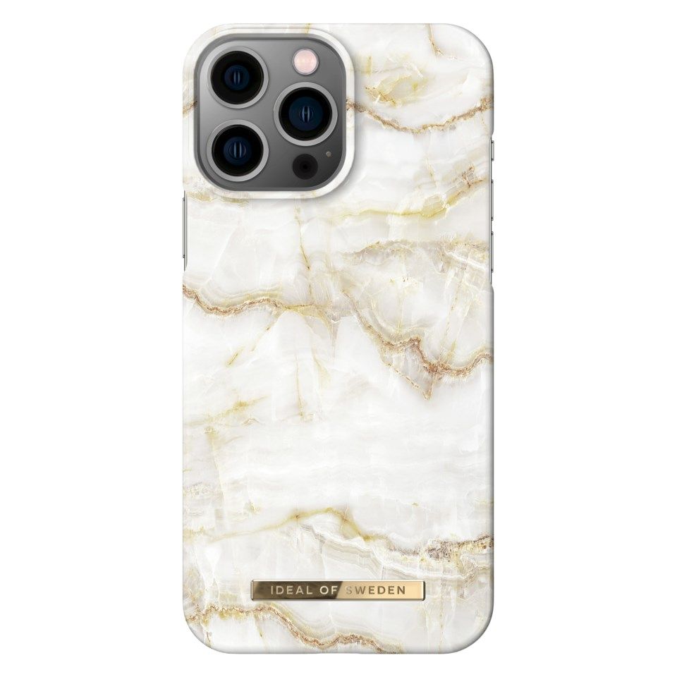 IDEAL OF SWEDEN Mobildeksel for iPhone 13 Pro Max Golden Pearl Marble