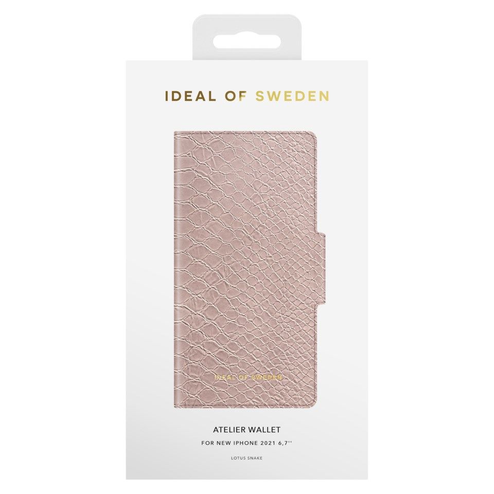 IDEAL OF SWEDEN Atelier Lotus Snake Magnetisk mobilplånbok för iPhone 13 Pro Max