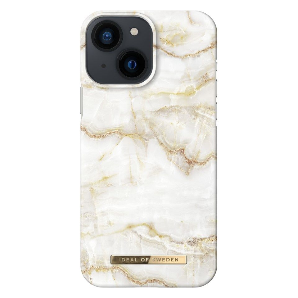 IDEAL OF SWEDEN Mobildeksel for iPhone 13 Mini Golden Pearl Marble